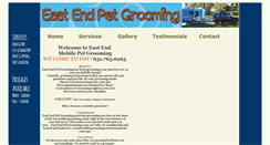 Desktop Screenshot of eastendpetgrooming.com